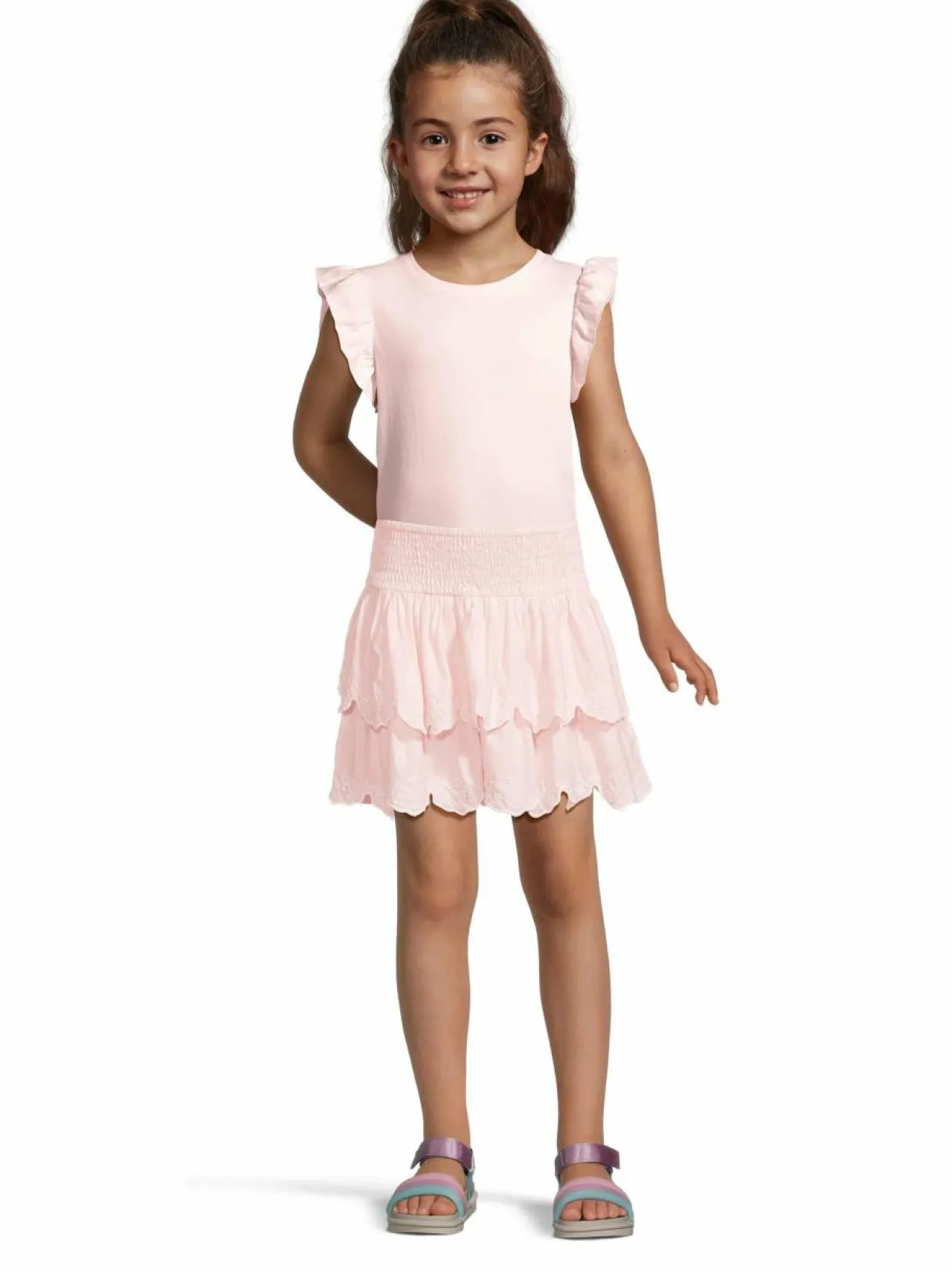 Mekot & Hameet<Lindex Flounce-hame 6907 LIGHT DUSTY PINK