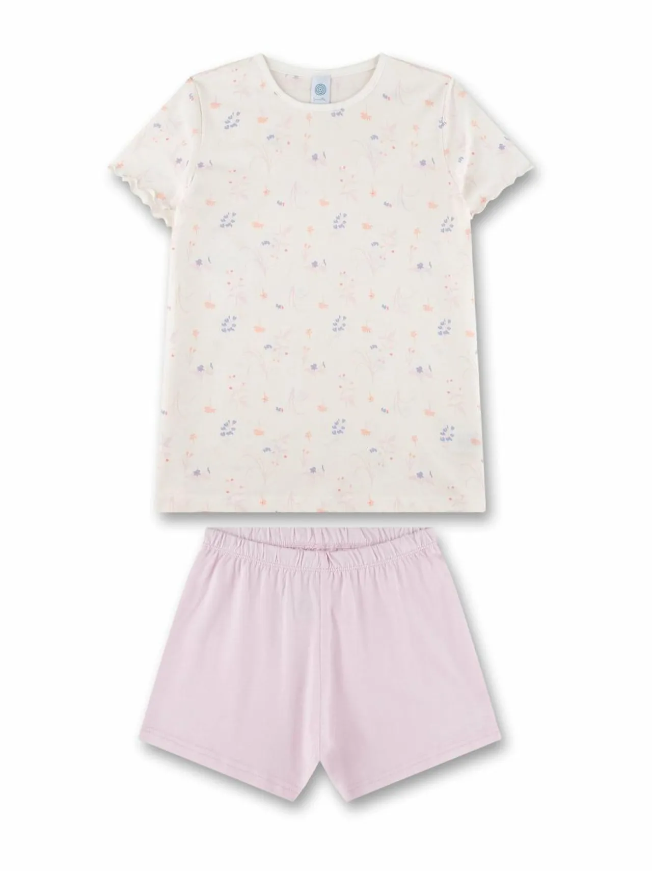 Sanetta Flower Print -shortsipyjama^ Yöasut & Kylpytakit