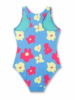 Uima-Asut<Sanetta Flower-uimapuku 50441 BLUE WAVE
