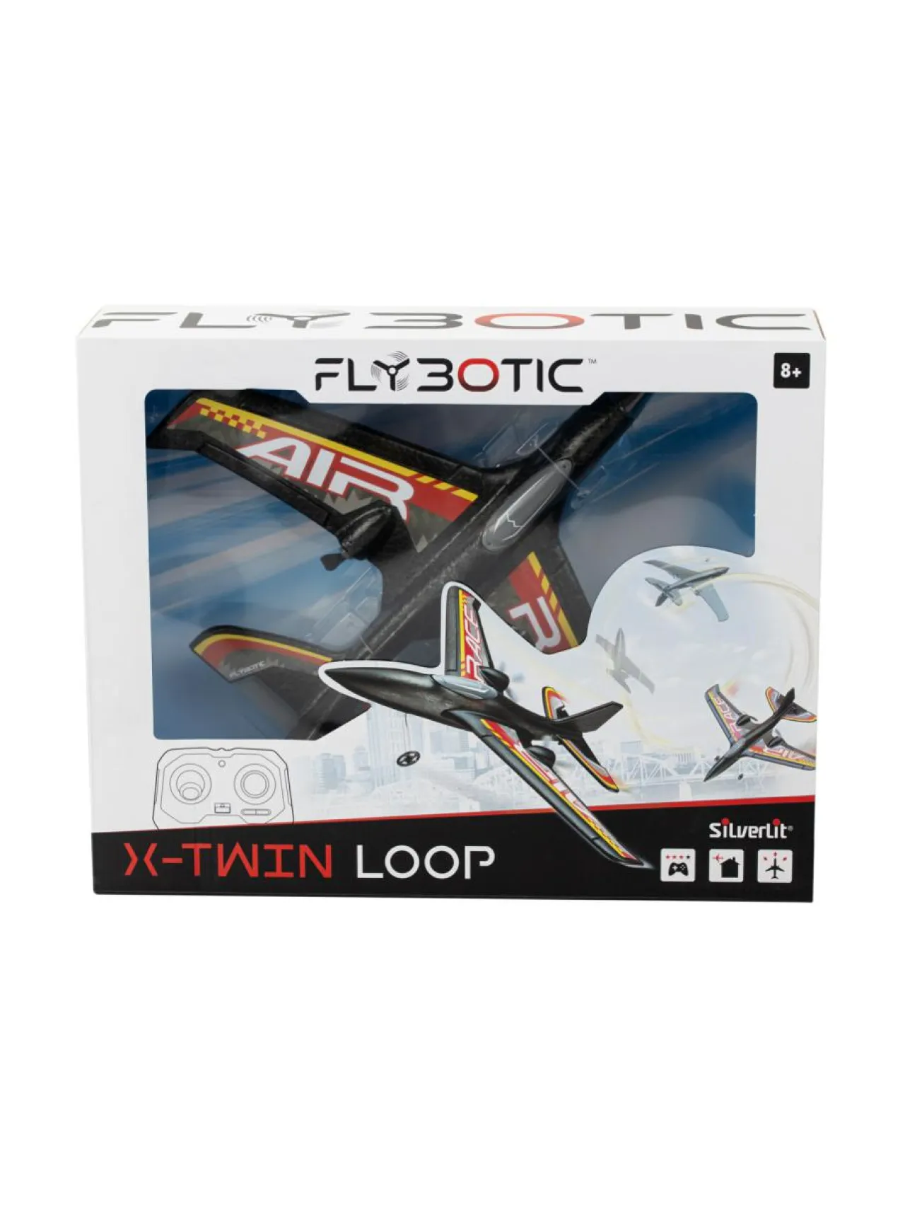 FLYBOTIC Kauko-ohjattava lentokone X-Twin Loop, 29 cm^ Autot Ja Muut Ajoneuvot