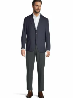 Bleiserit<Oscar Jacobson Fogerty-villableiseri 215 DARK BLUE