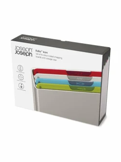 Joseph Joseph Folio Icon Regular - leikkuulautasetti 4-osainen^ Keittiötarvikkeet