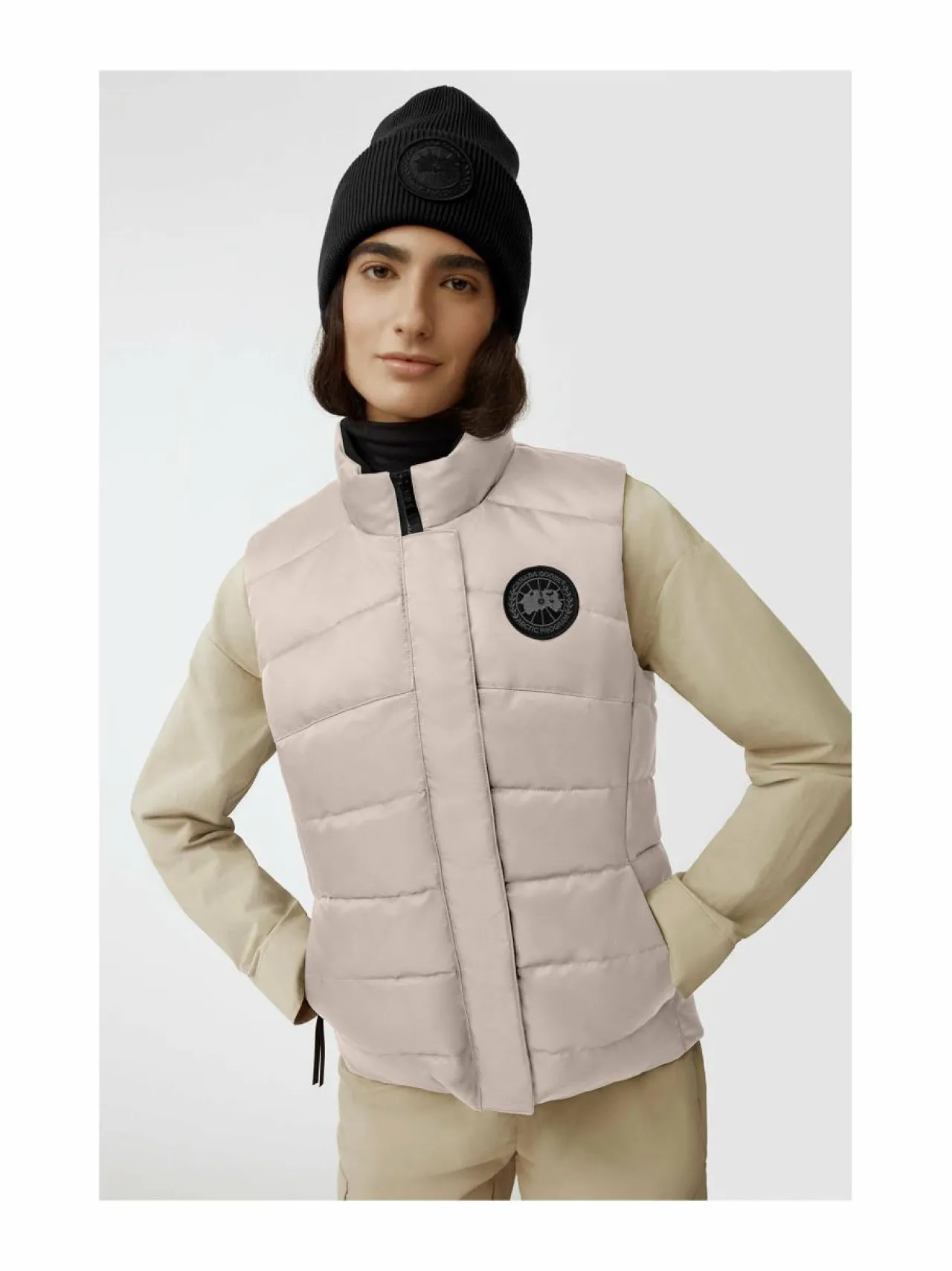 Urheilutakit<Canada Goose Freestyle-kevytuntuvaliivi 856 LUCENT ROSE-VIEUX ROSE LUMINEUX