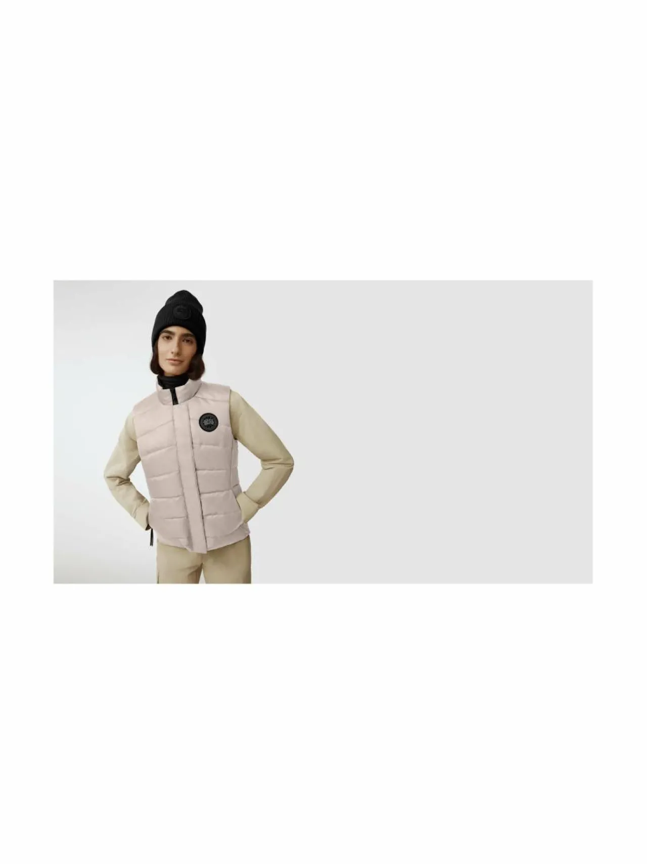 Urheilutakit<Canada Goose Freestyle-kevytuntuvaliivi 856 LUCENT ROSE-VIEUX ROSE LUMINEUX