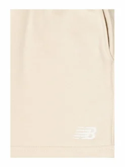 Shortsit<New Balance French Terry Small Logo -shortsit LIN LINEN