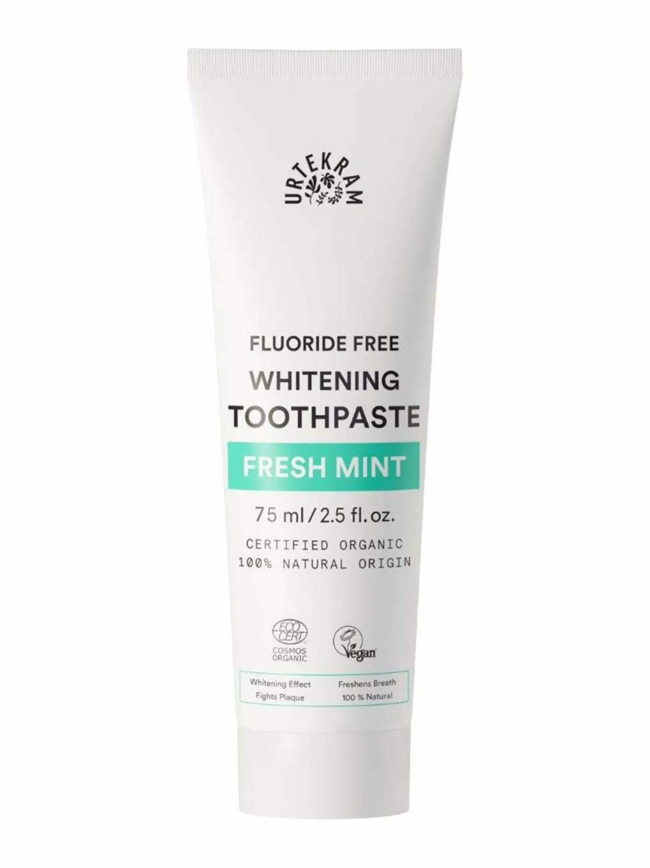 Suunhoito|Hammastahnat<Urtekram Fresh Mint- valkaiseva hammastahna 75 ml