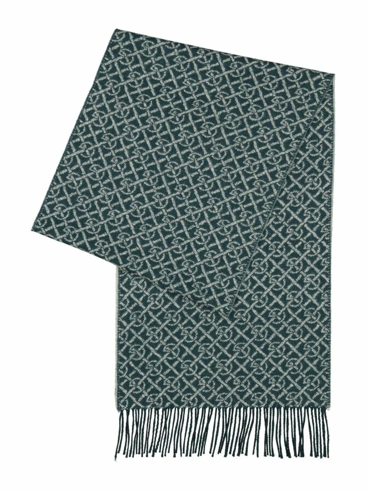 Huivit & Kaulaliinat<GANT G Pattern -villahuivi 374 TARTAN GREEN
