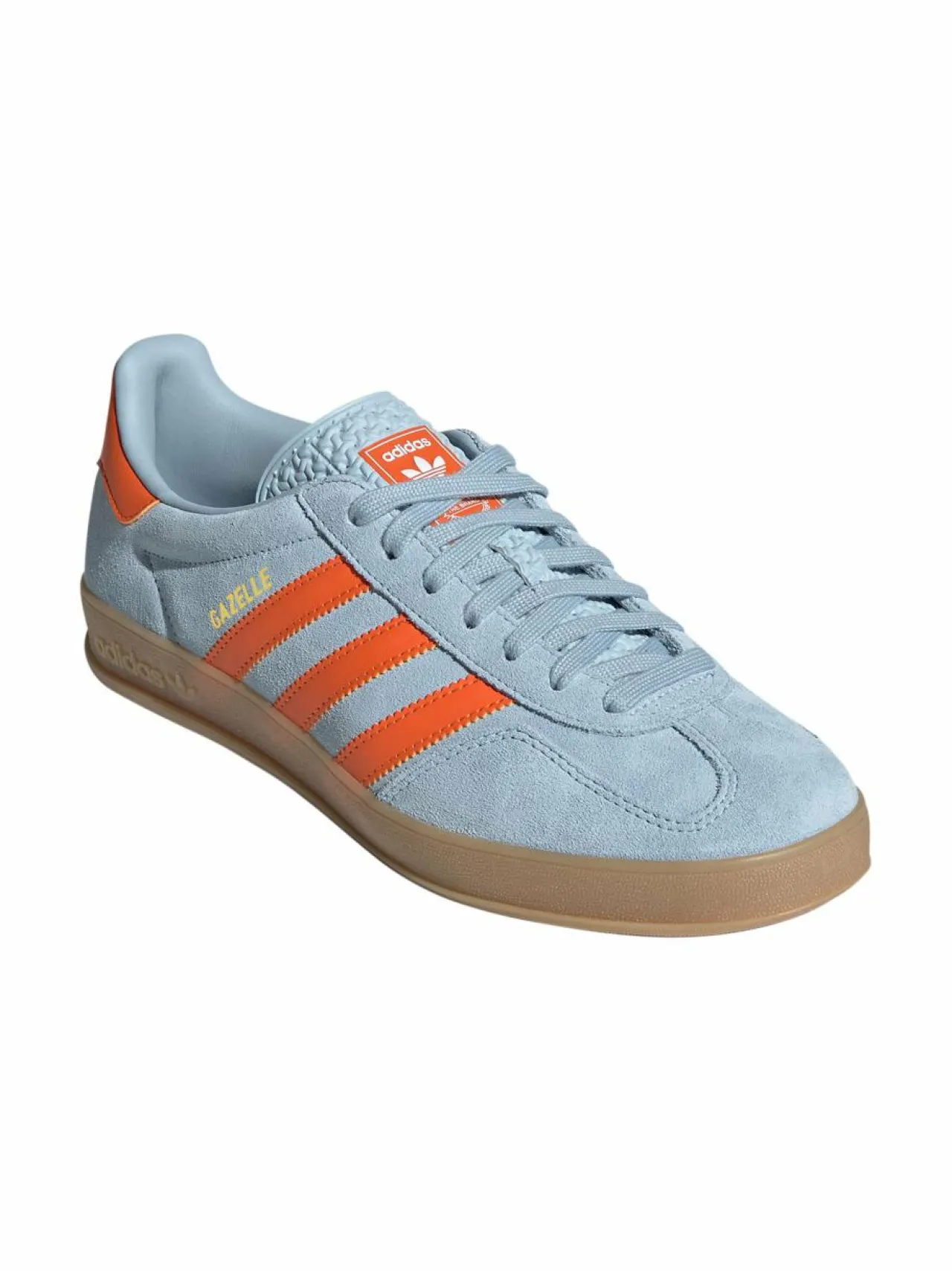 Urheilujalkineet|Tennarit & Sneakerit<adidas Originals Gazelle Indoor -mokkanahkatennarit JH5405 WONBLU/ORANGE/FTWWHT