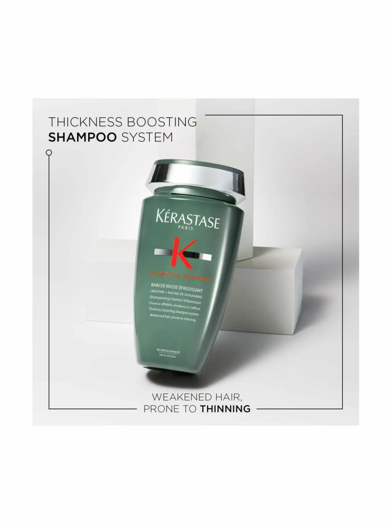 Kerastase Genesis Homme Bain de Masse Epqissant -shampoo 250 ml^ Hiustenhoito
