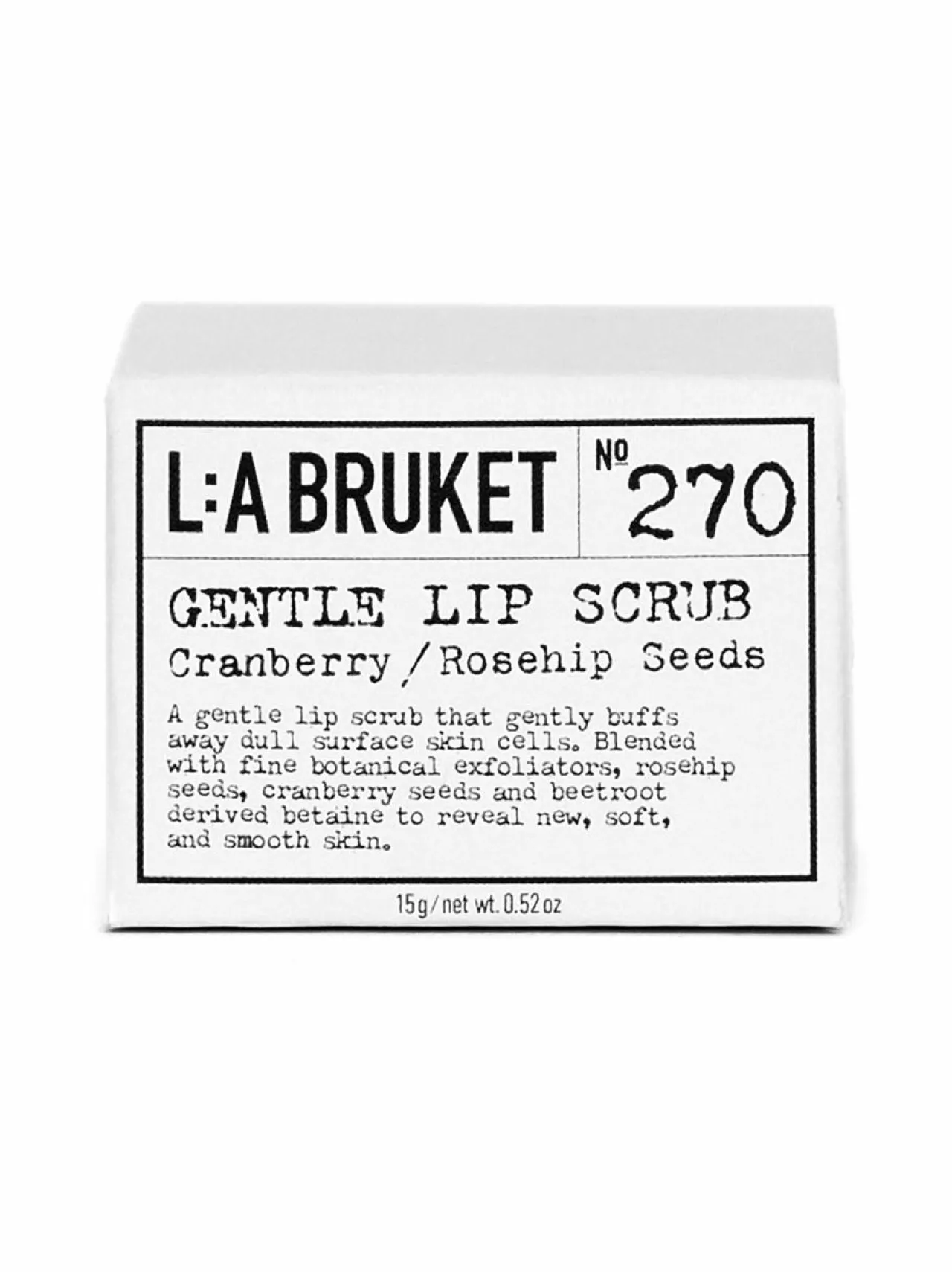 Kasvojenhoito<L:A Bruket Gentle Lip Scrub -huulikuorinta
