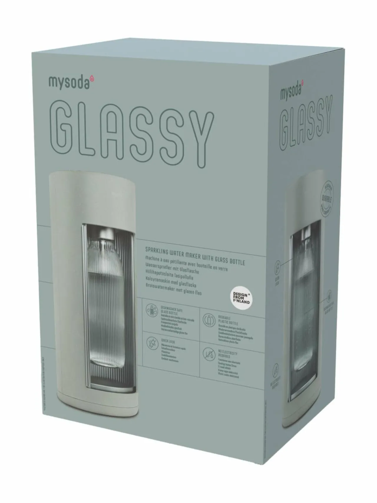 Mysoda Glassy-hiilihapotuslaite^ Muut Keittiölaitteet