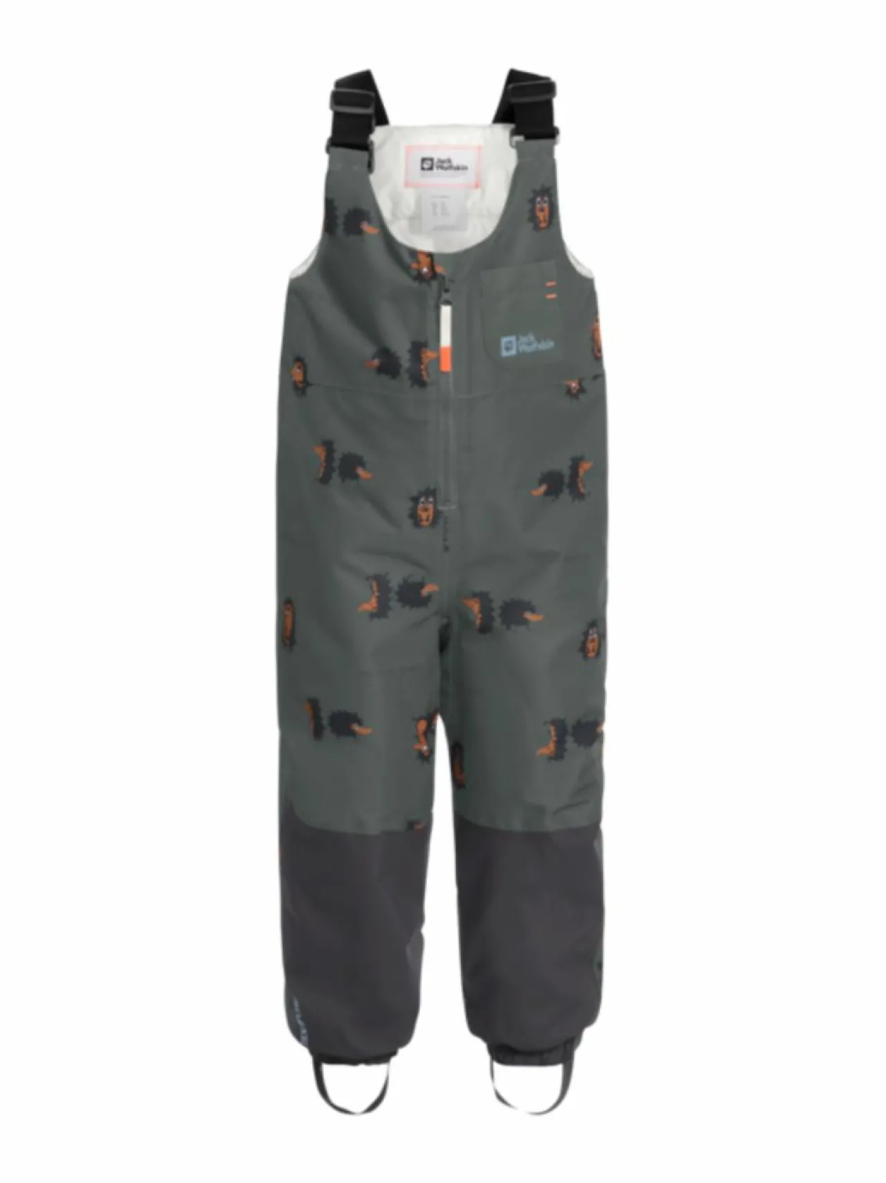 Ulkoiluvaatteet<Jack Wolfskin GLEELY 2L INS PRINT BIB K SLATE GREEN ALLOVER
