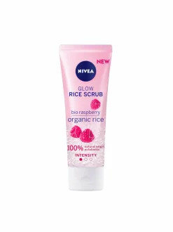 Kasvojenhoito<NIVEA Glow Rice Scrub -kuorintavoide kuivalle ja herkälle iholle 75 ml