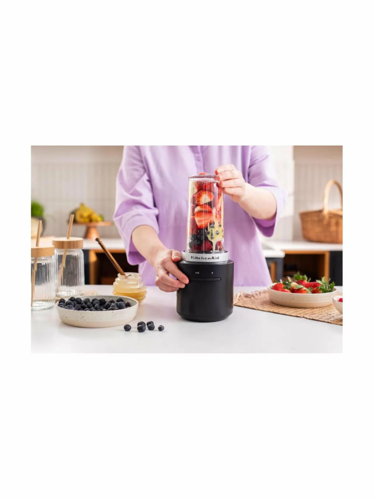 KitchenAid Go- johdoton kannettava tehosekoitin ilman akkua^ Vatkaimet & Sekoittimet