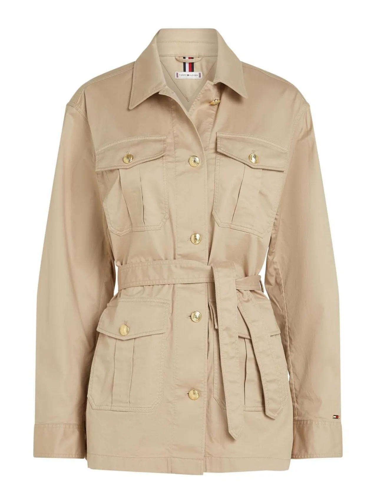 Takit<Tommy Hilfiger Gold Button Utility -takki RBT SANDALWOOD