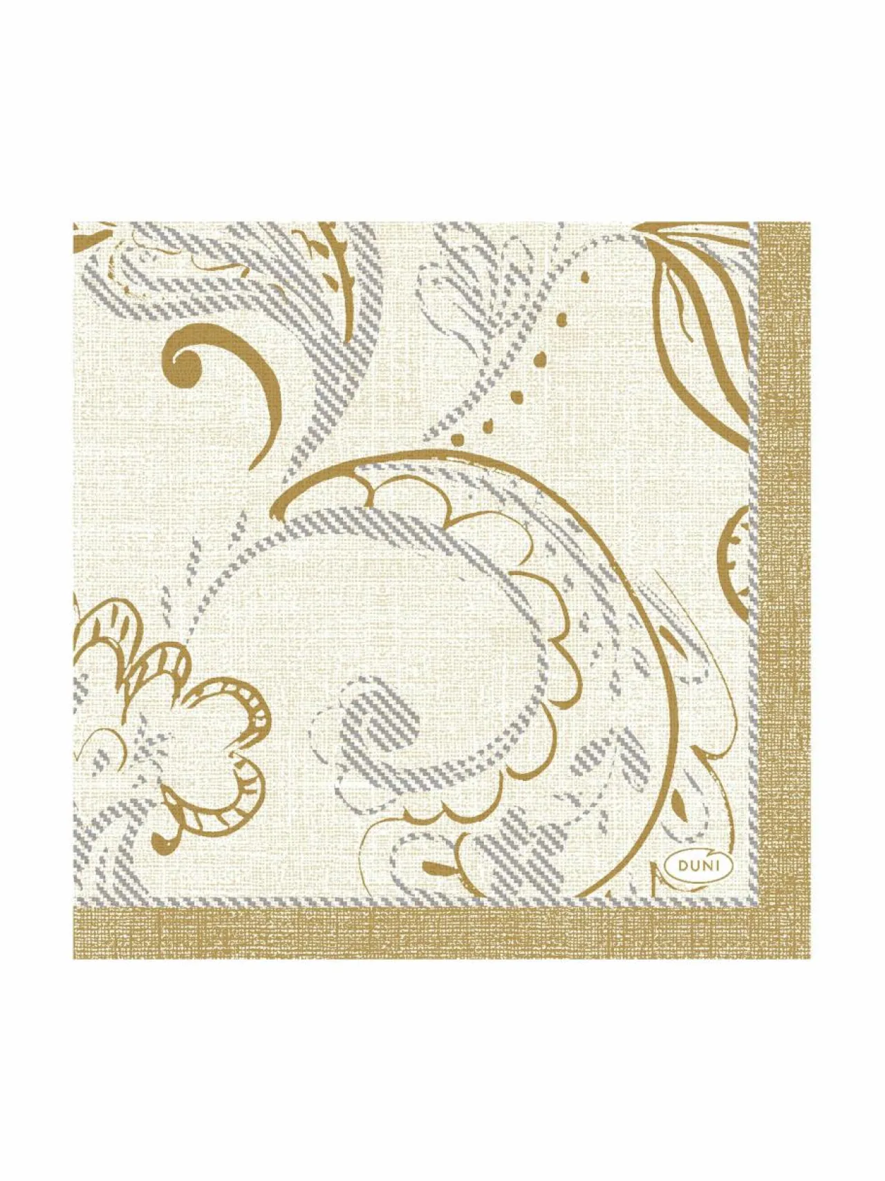 Keittiö- & Kattaustekstiilit<Duni Golden Graze -servetit 24 cm, 20 kpl CREAM