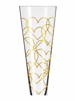 Ritzenhoff Goldnacht Heart and Music -samppanjalasi 205 ML^ Lasit