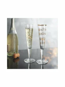 Ritzenhoff Goldnacht Heart and Music -samppanjalasi 205 ML^ Lasit