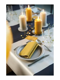 Keittiö- & Kattaustekstiilit<Duni -paperilautasliinat 33 cm GOLD