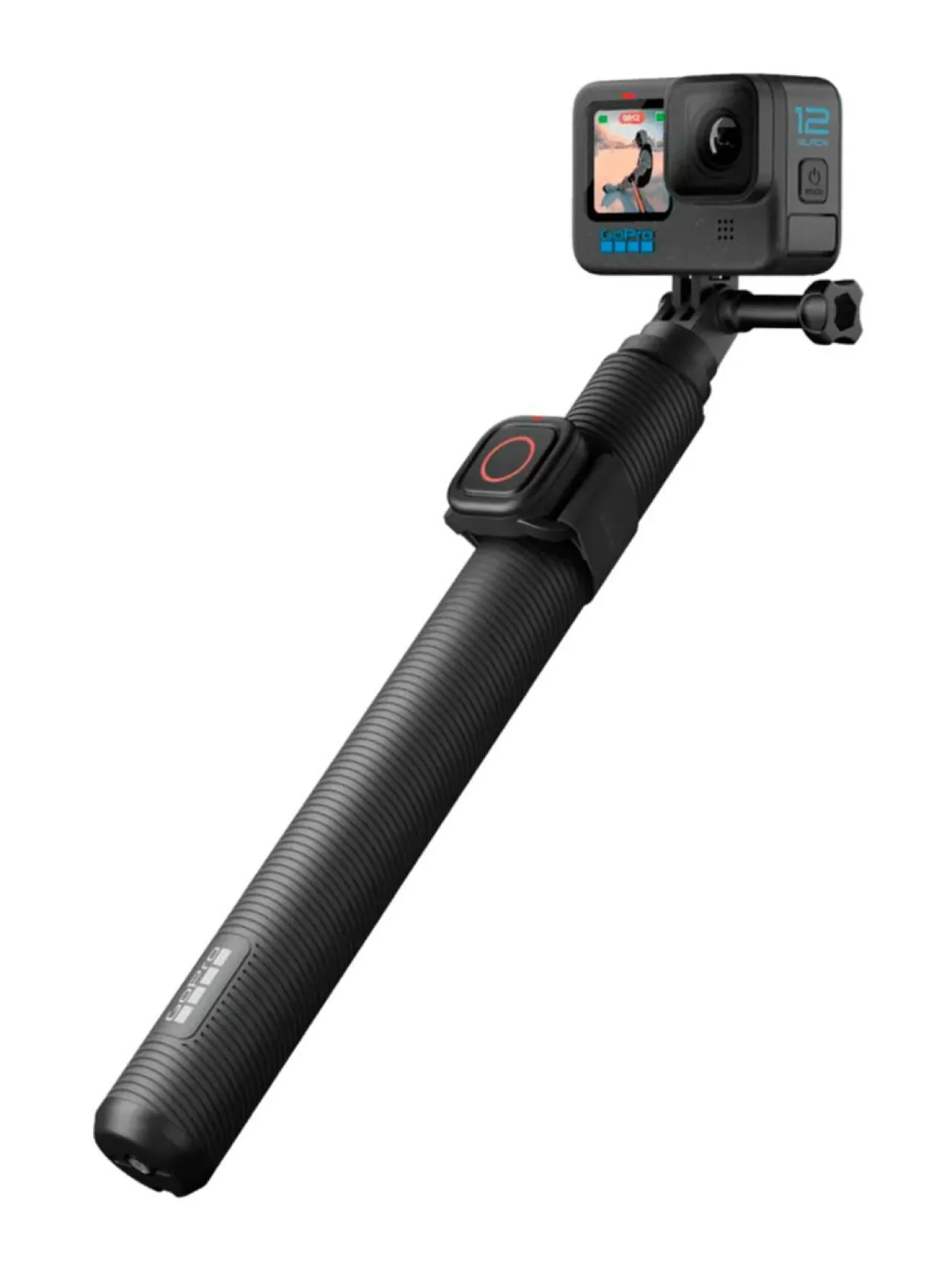 Kamerat<GoPro Extension Pole + WP Shutter Remote -teleskooppivarsi ja kauko-ohjain