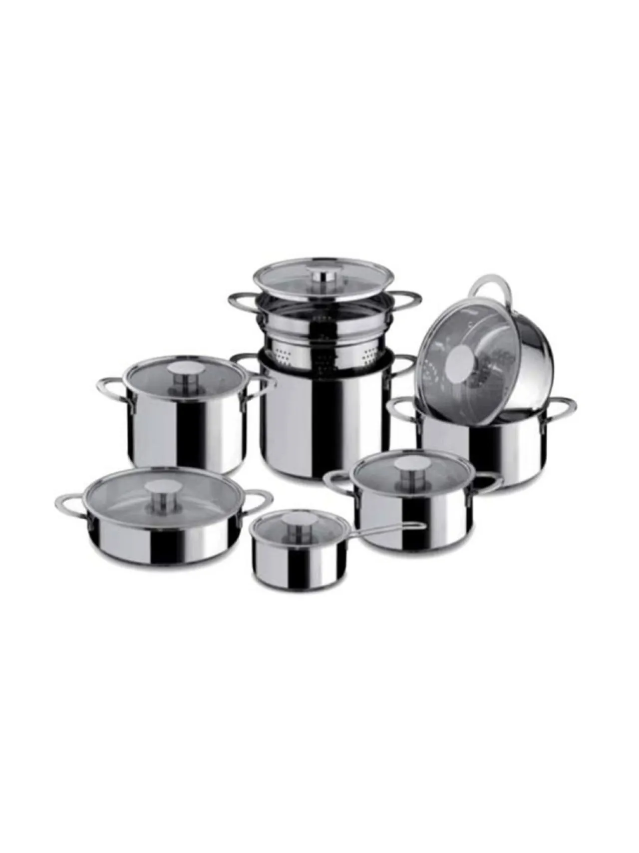 Keitto- & Paistoastiat<Mepra Gourmet-kattilasetti 12 osaa