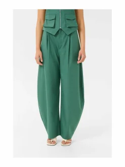 Housut<Gestuz GZcallia barrel -housut 1856161 POSY GREEN MELANGE