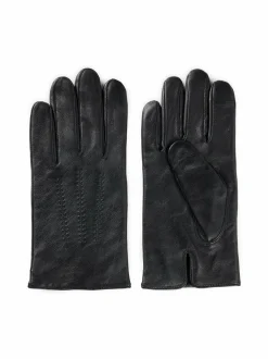 Käsineet<BOSS Hainz-nahkakäsineet 001 BLACK