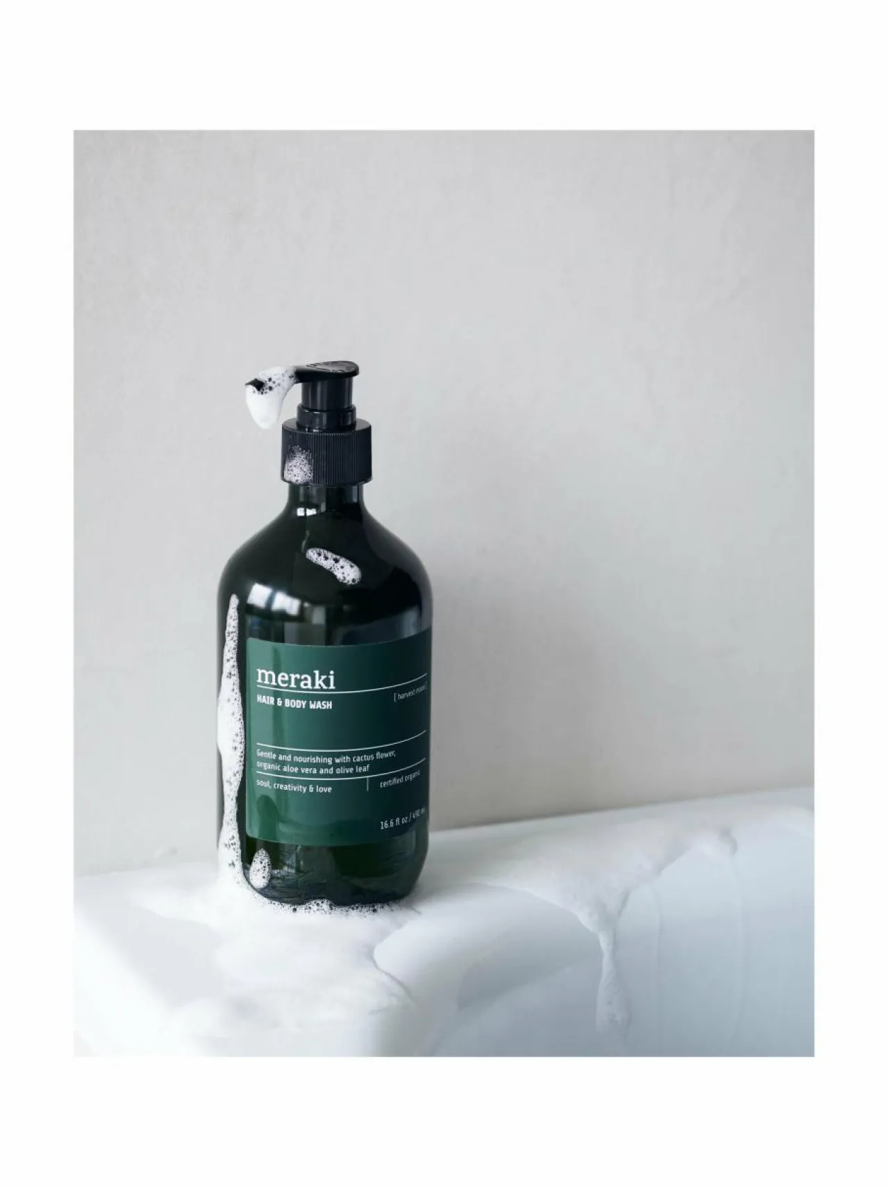 Vartalonhoito<Meraki Hair & Body Wash Harvest Moon - vartalon- ja hiustenpesusaippua 490 ml GREEN