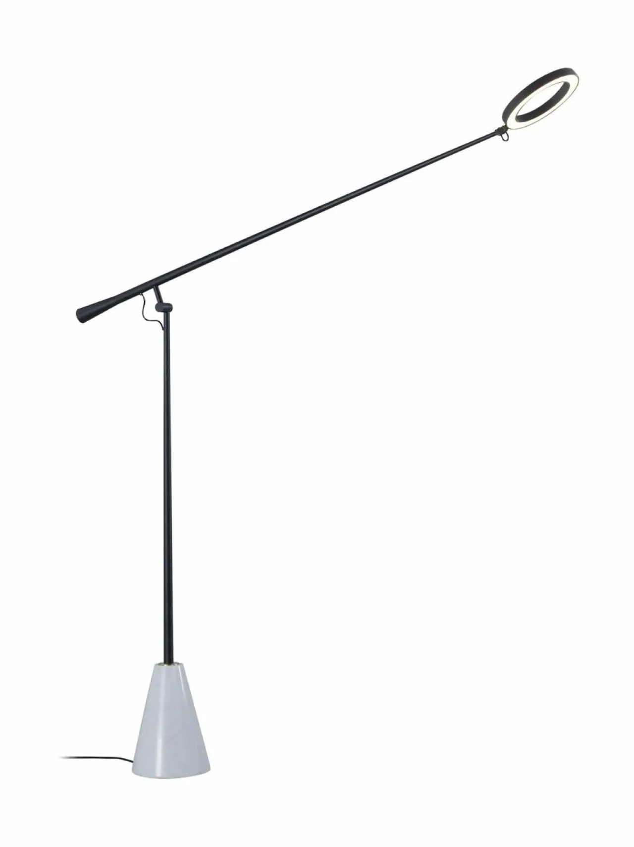 Lattiavalaisimet<Design by Grönlund Halo Mega LED -lattiavalaisin BLACK
