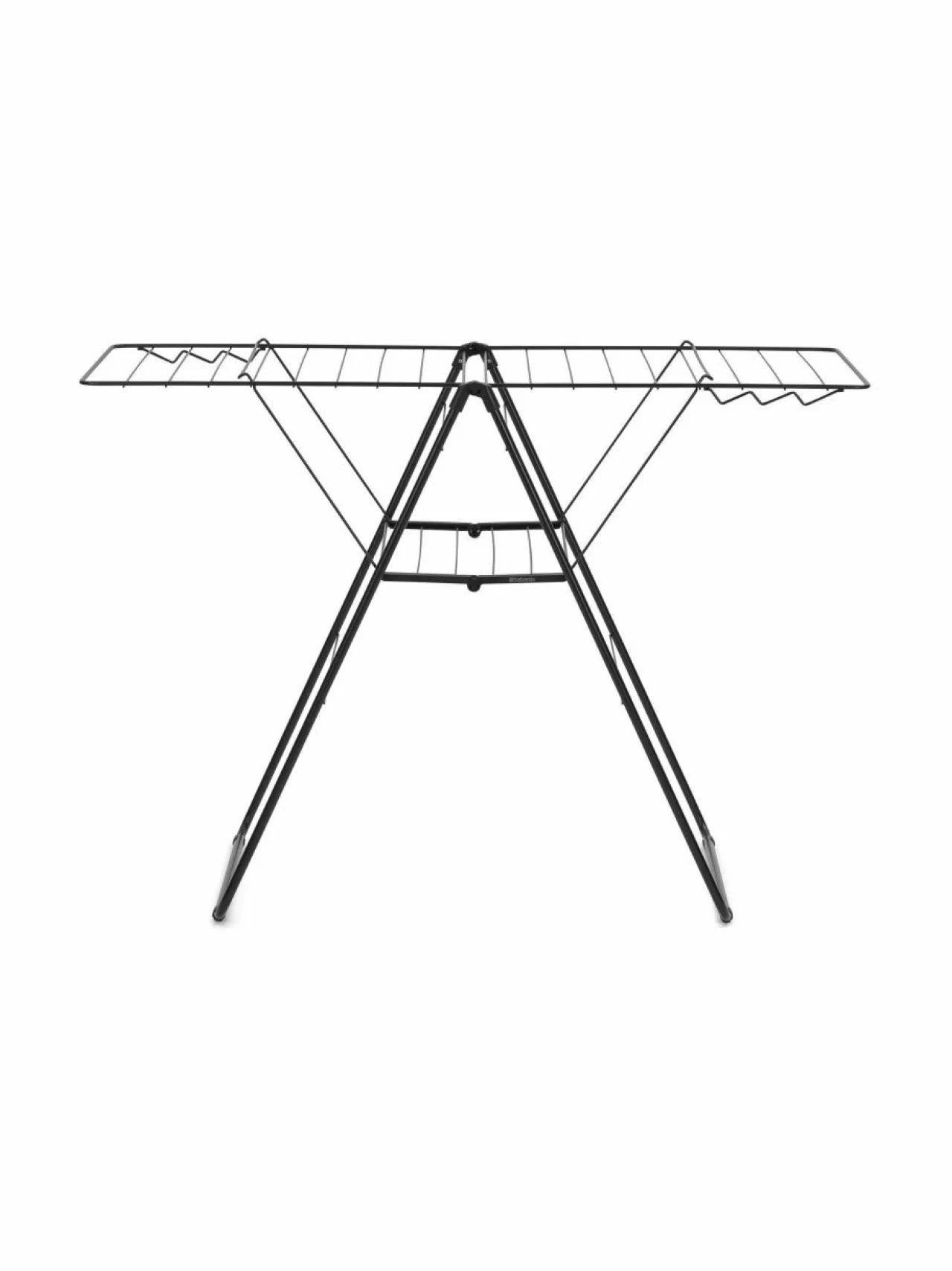 Pyykkihuolto<Brabantia HangOn -pyykkiteline 20 m MATT BLACK