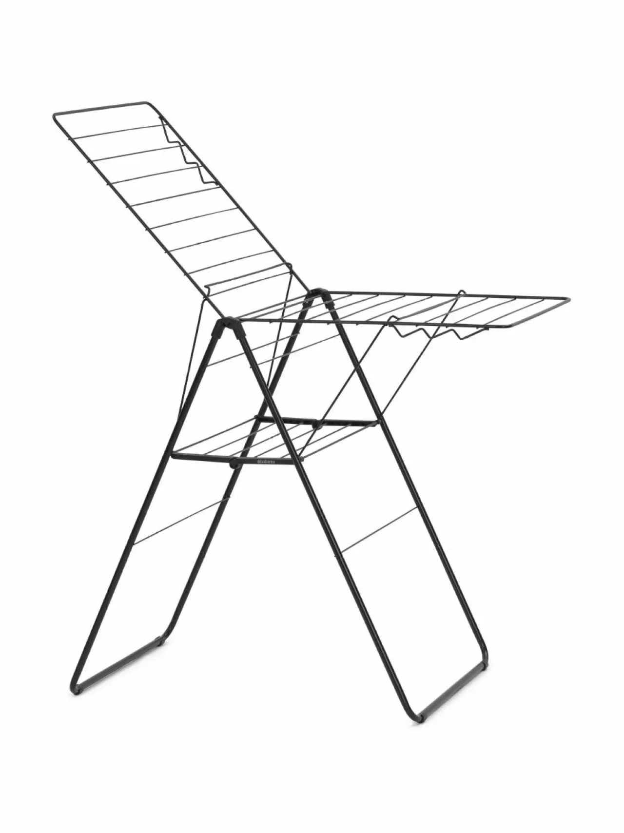 Pyykkihuolto<Brabantia HangOn -pyykkiteline 20 m MATT BLACK