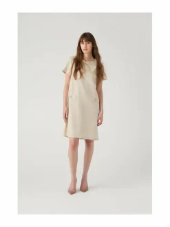 Mekot<Ida Sjöstedt Hannah-pellavamekko NATURAL LINEN