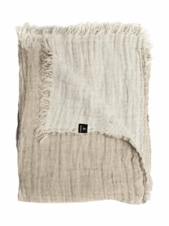 Huovat & Päiväpeitot<Himla Hannelin-pellavahuopa 130 x 170 cm PELLAVA/VALKOINEN