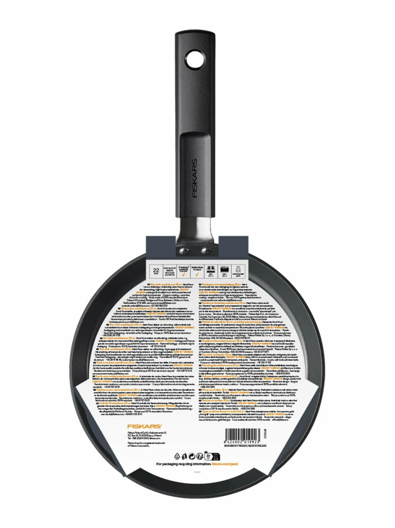 Fiskars Hard Face -omelettipannu^ Keitto- & Paistoastiat