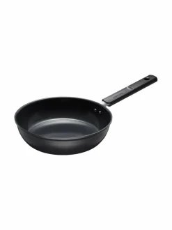 Keitto- & Paistoastiat<Fiskars Hard Face Sauté -paistinpannu kannella, 24 cm BLACK
