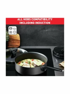 Keitto- & Paistoastiat<Tefal Hard Titanium Pro -paistokasari 28 cm BLACK