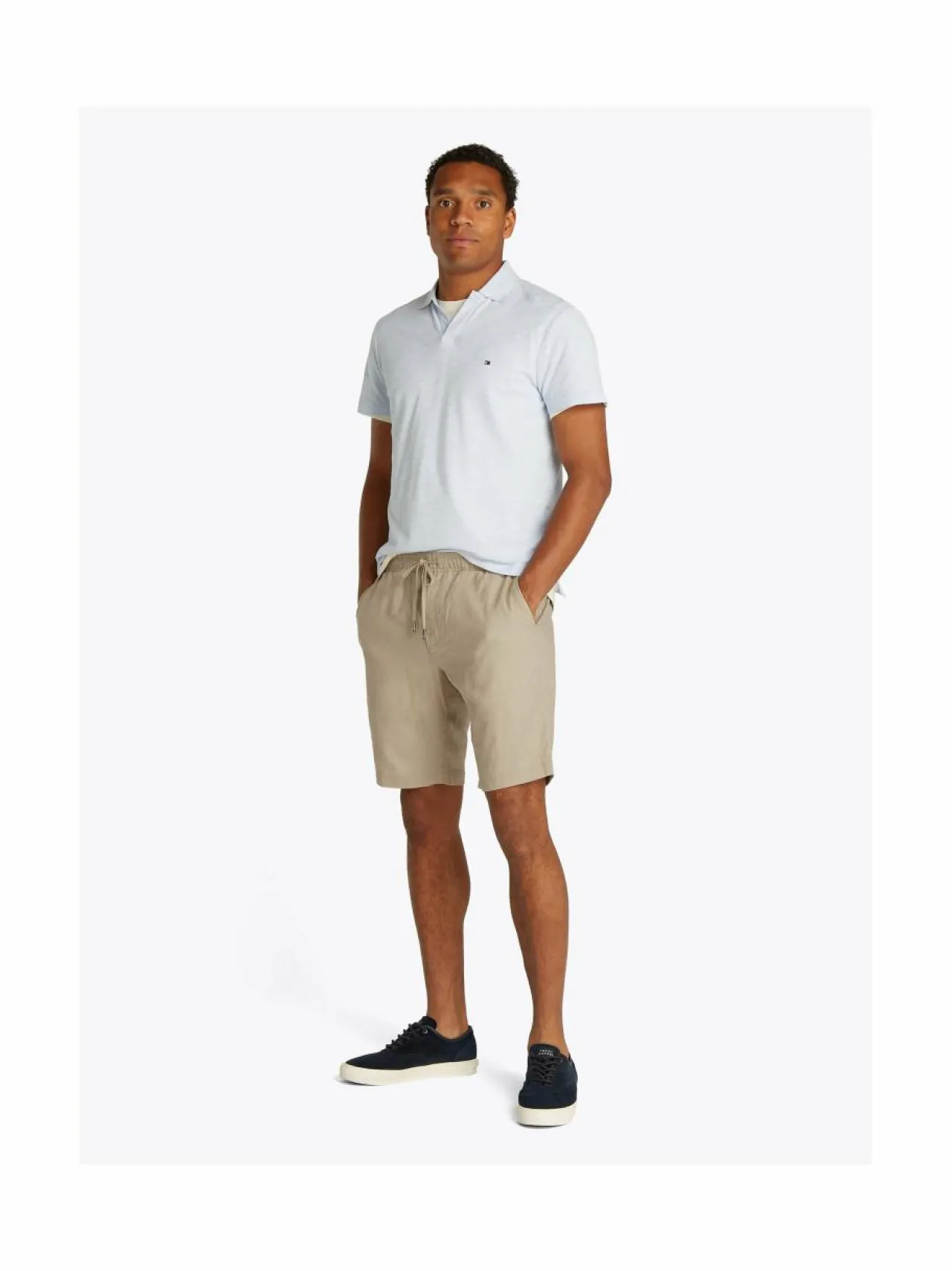Tommy Hilfiger Harlem-pellavashortsit^ Housut