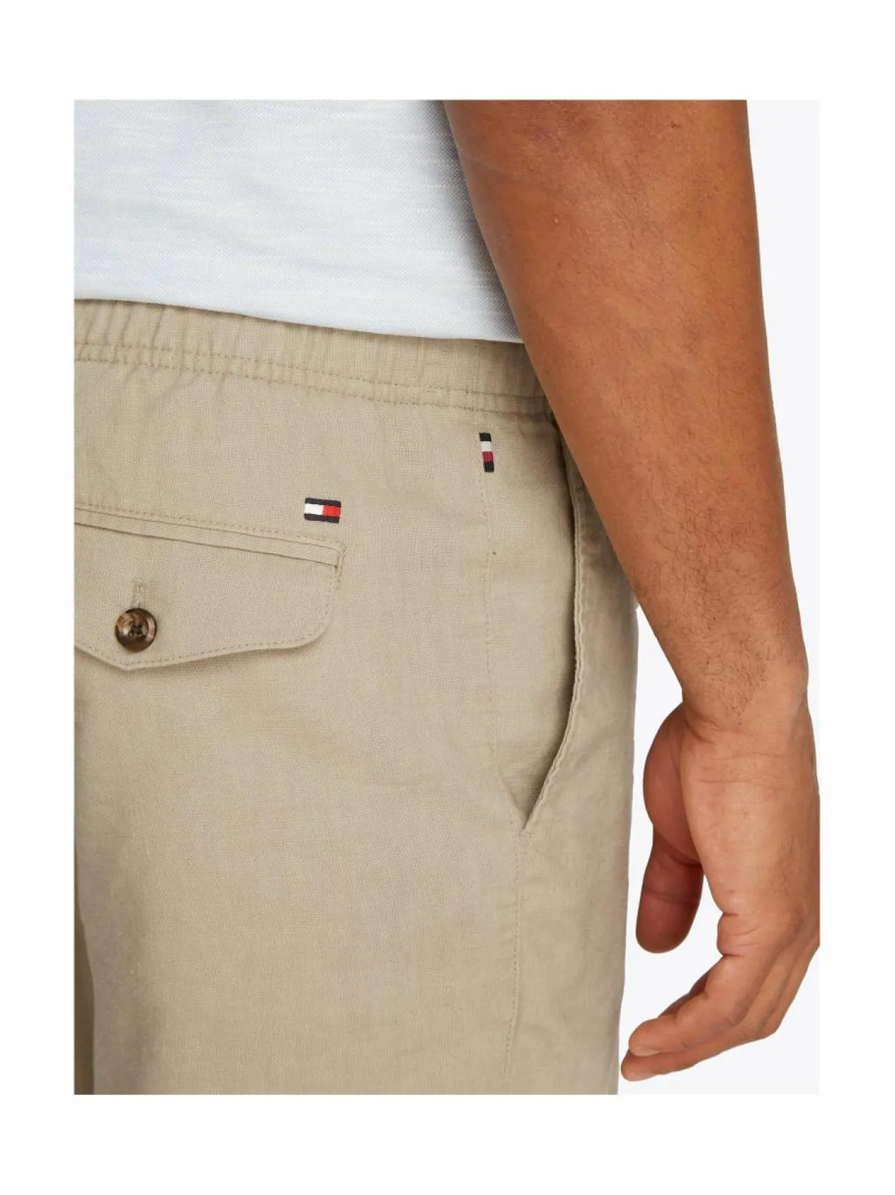 Tommy Hilfiger Harlem-pellavashortsit^ Housut