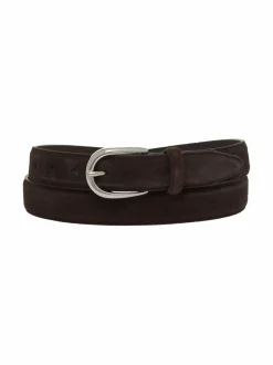 Vyöt<Loake Harry-mokkanahkavyö DKS DARK BROWN SUEDE