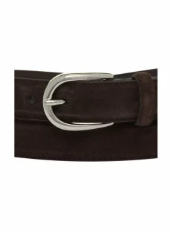 Vyöt<Loake Harry-mokkanahkavyö DKS DARK BROWN SUEDE