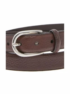 Vyöt<Loake Harry-nahkavyö DKG DARK BROWN GRAIN