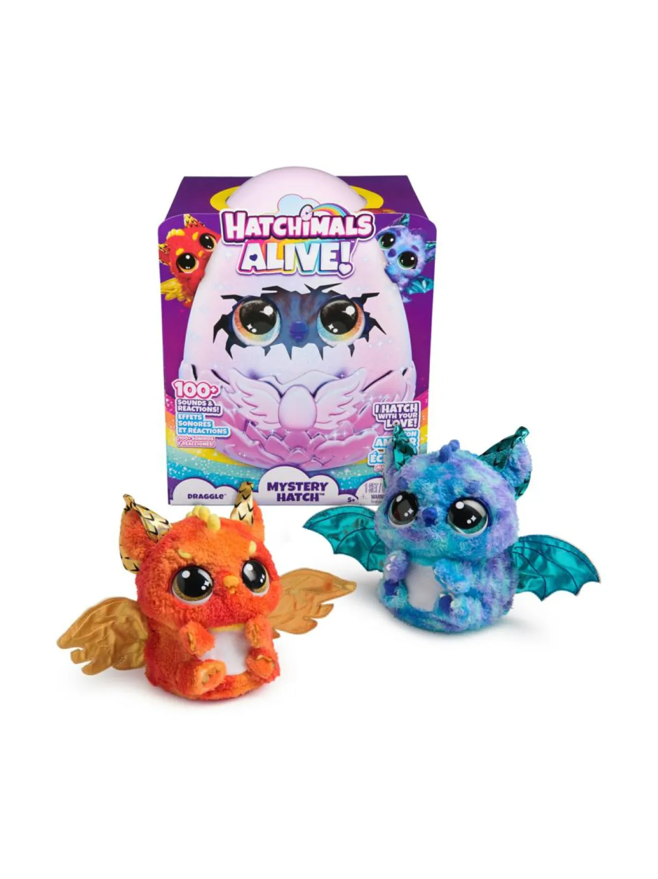 HATCHIMALS Interaktiivinen lelu Alive Draggle^ Figuurit & Interaktiiviset Lelut
