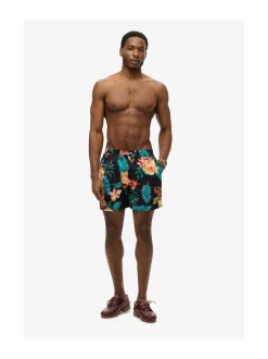 Uimahousut<Superdry Hawaiian-uimashortsit F4J HIBISCUS BLACK