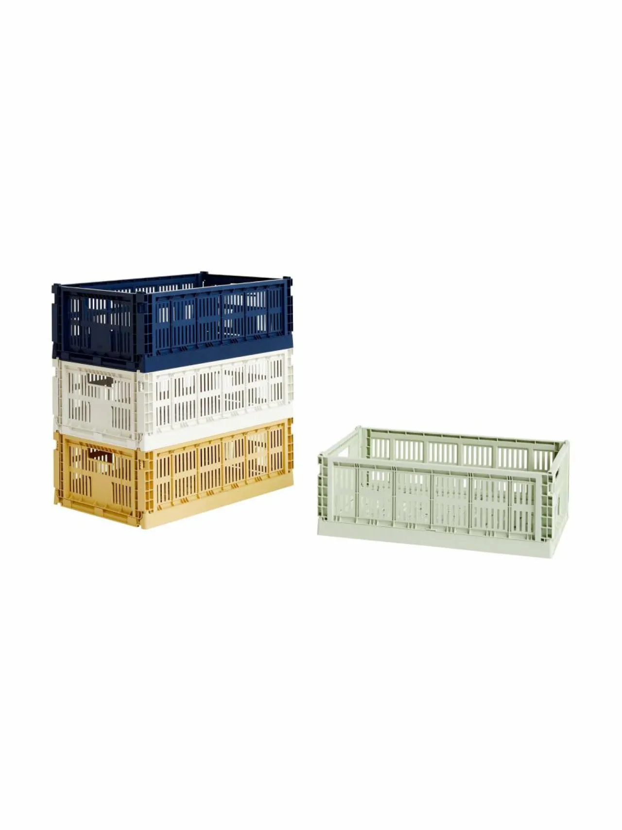 Säilytys<HAY Colour Crate L - säilytyskori OFF-WHITE
