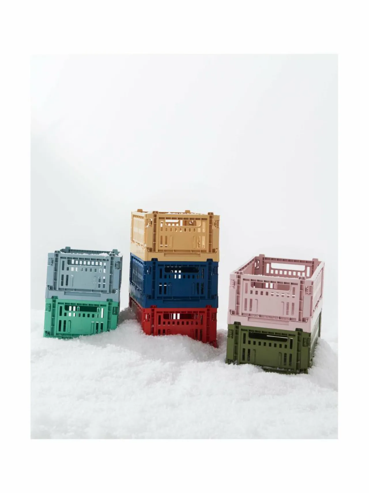 Säilytys<HAY Colour Crate S -säilytyskori OFF-WHITE
