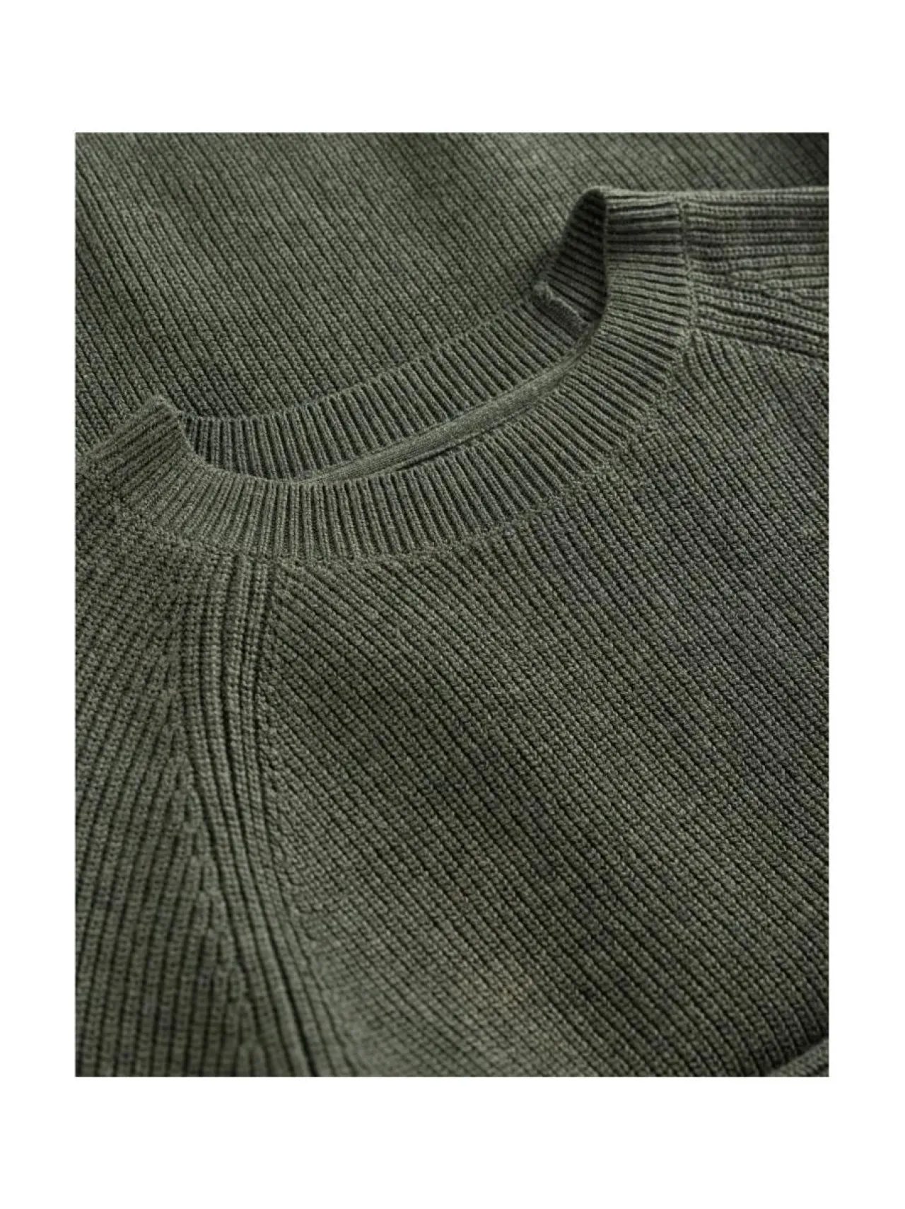 Neuleet<Berkeley Hayward Crew -villa/puuvillaneule DARK GREEN