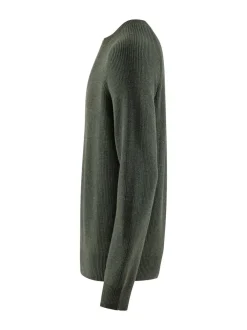 Neuleet<Berkeley Hayward Crew -villa/puuvillaneule DARK GREEN