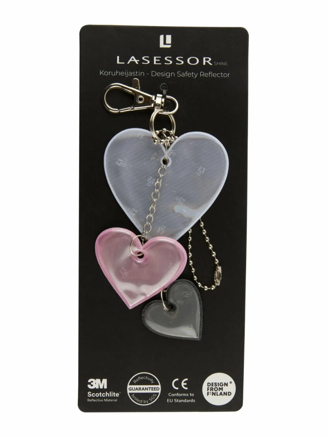 Lompakot & Kotelot<Lasessor Heart set -koruheijastin 720 BLACK/ROSA/WHITE