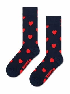 Sukat<Happy Socks Heart-sukat, lahjapakkaus NAVY