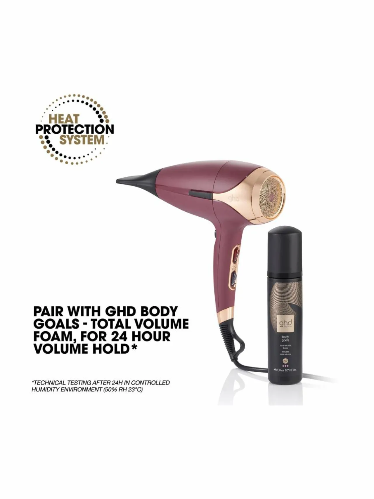 Hiustenhoitolaitteet|Hiustenhoito<GHD Helios-hiustenkuivaaja PLUM
